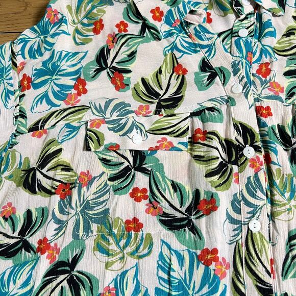 Lost + Wander The Seascape Coverup Dress Size M/L in Luau Vacation Resort Cruise - Picture 4 of 7